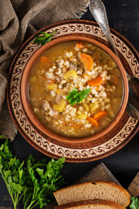 Minestrone verdure e orzo 